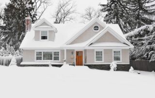 House with snow